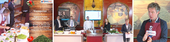 Live-Übertragung des kulinarischen Adventstradings anlässlich des 1000. Webinars von Thorsten Helbig für FOREXPRO